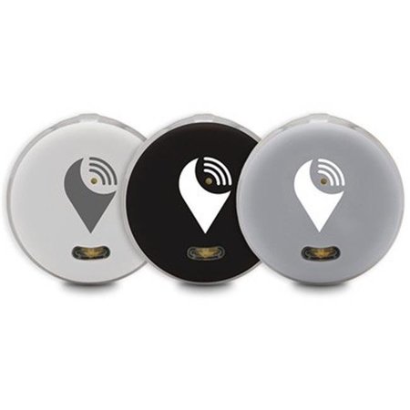 TRACKR TrackR 236115 Pixel Bluetooth Tracking Device - Black; White & Silver - Pack of 3 236115